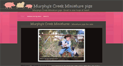 Desktop Screenshot of murphyscreekminis.com